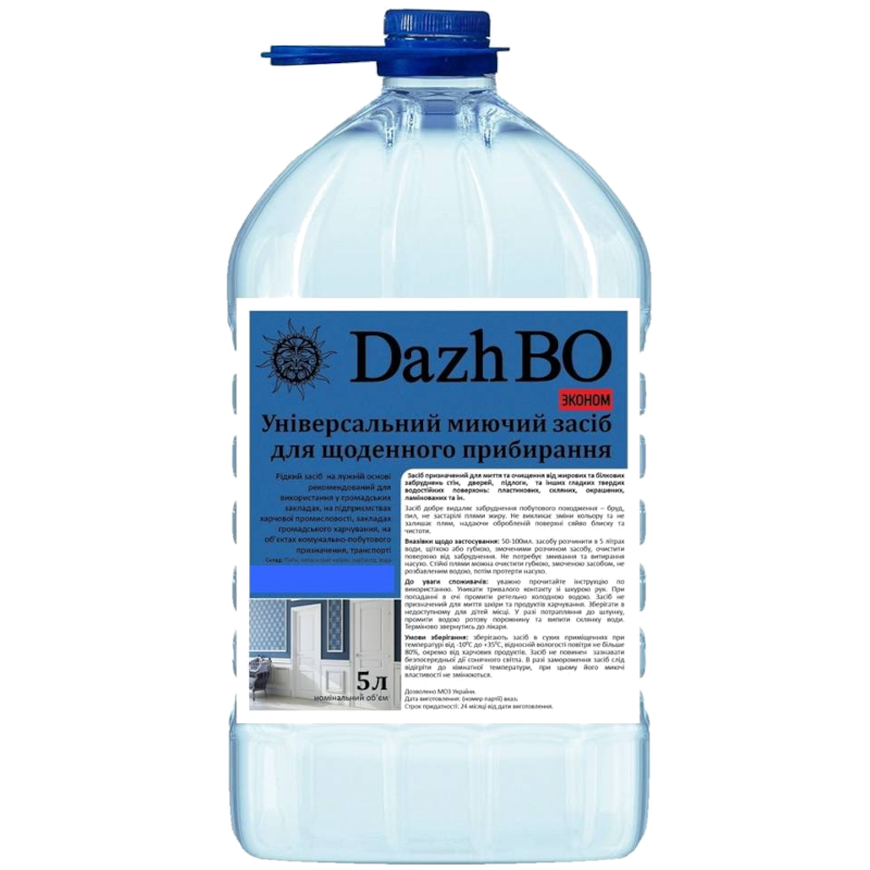 Засіб для миття підлоги DAZHBO Економ, універсальний, 5 л